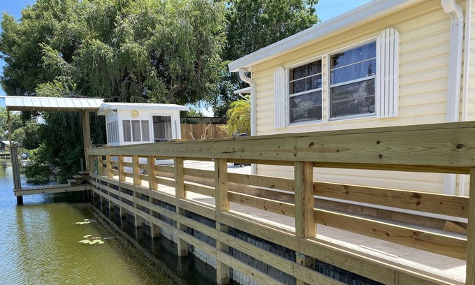 Buckhead Ridge House | Boat dock right out the door in Buckhead Ridge.