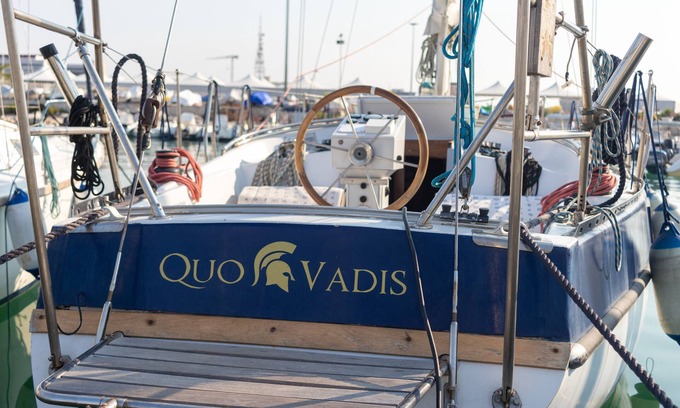 Bari Boat Rental | Boat "Quo Vadis Yacht" with Sea View, Private Terrace & Wi-Fi