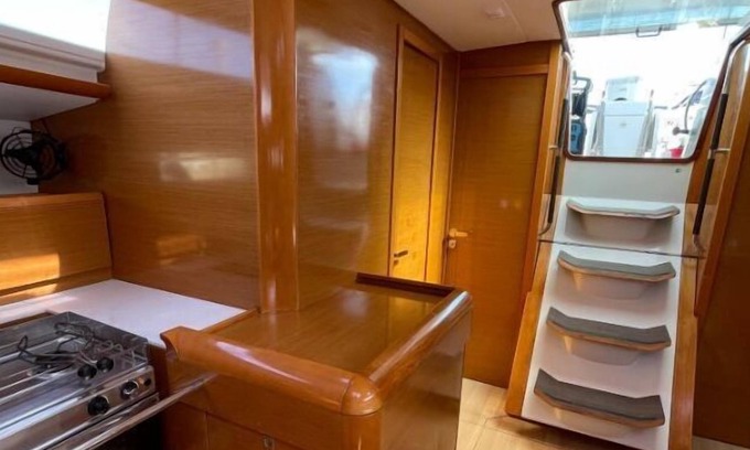 Corfu Town Boat Rental | Boat 'Sun Oddyssey 46i' with Sea View & Wi-Fi