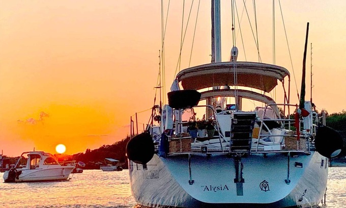 Olbia Boat Rental | Boat 'Yachtsail Alicia 20 Meter' with Sea View, Wi-Fi and Air Conditioning