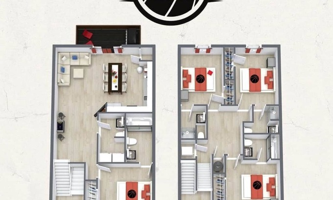 Bloomington Apartment | Bobby Knight Hall - 4 Bd Townhome by IU Sports