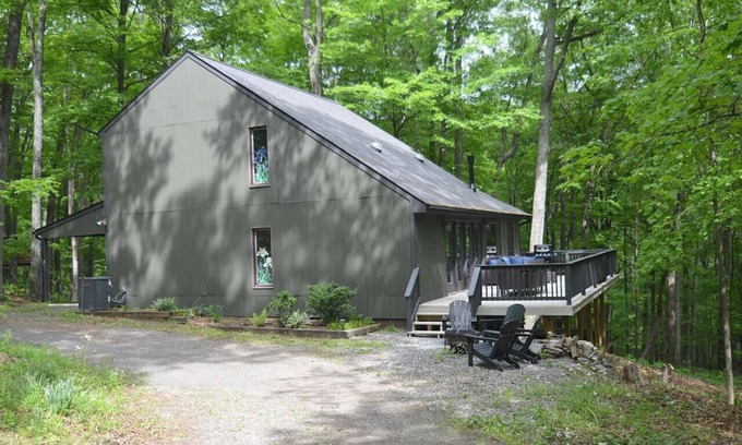 Berkeley Springs House | Bobcat 22 - hot tub, wifi, pool access, pet friendly, game room, hiking, king