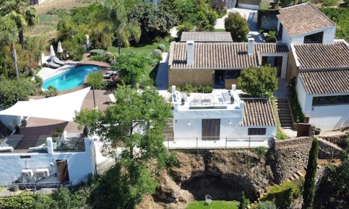 Alhaurin el Grande Villa | Boutique Spanish Mountain Villa with 2,5 acre Orchard