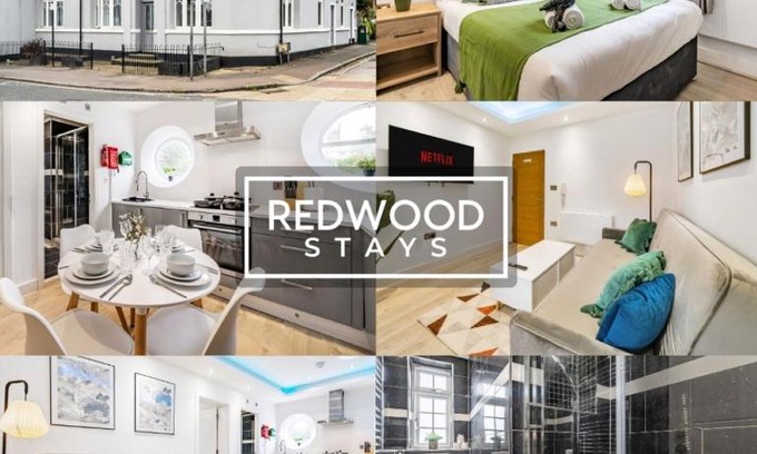 Rushmoor District Apartment | BRAND NEW, 1 Bed 1 Bath, Modern Town Center Apartment, Netflix By REDWOOD STAYS