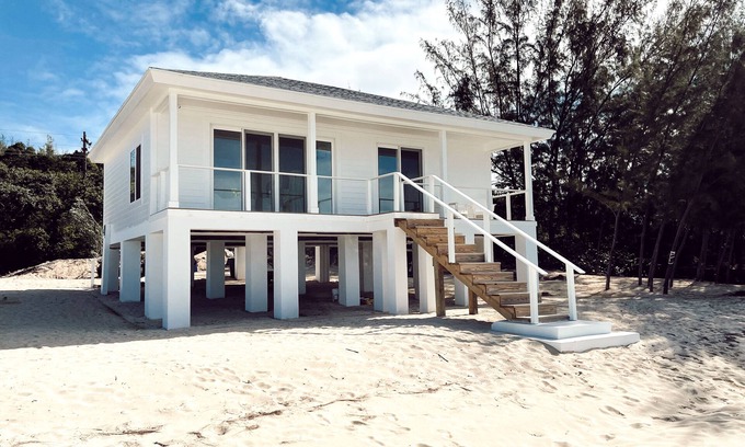 Governor's Harbour House | Brand new beachfront home on pristine beach.