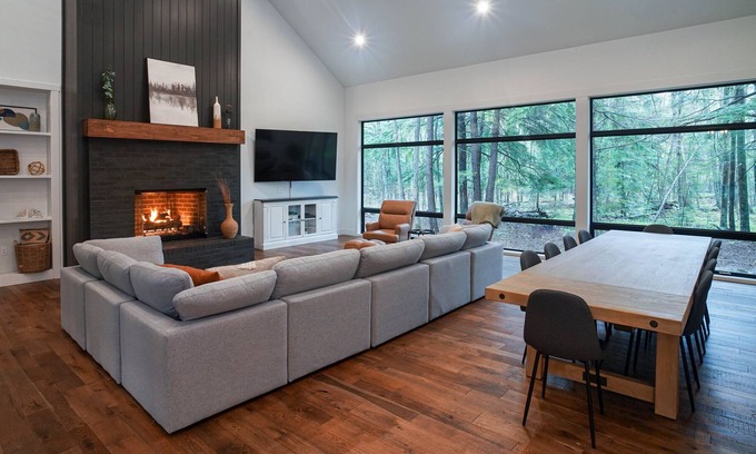 Baileys Harbor Cabin | Brand New, Large Family-Friendly Forest Sanctuary on 9 acres