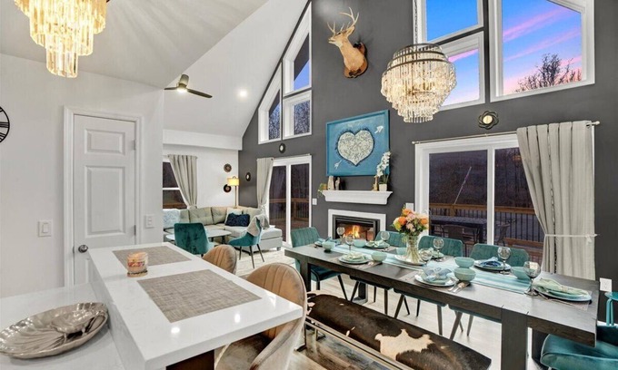 Gouldsboro Ski Chalet | Brand New Pocono Chalet w/ huge deck in Big Bass Lake Community.