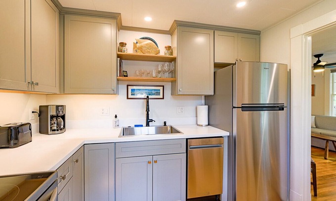 Camden Apartment | Brand new! Thoughtfully renovated ground floor apartment in downtown Camden.