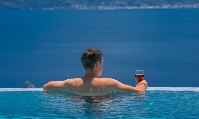 Agia Efimia Villa | Brand new villa infinity pool and sea view