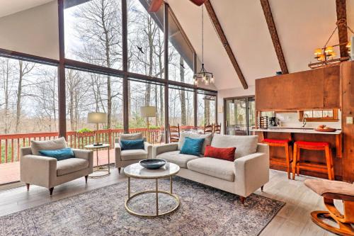 Brevard House | Breathtaking Brevard Home with Screened Porch!