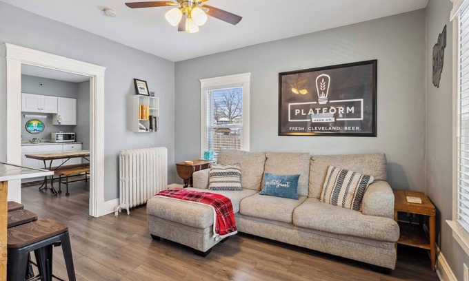 Lakewood Apartment | BrewLoft: fun, themed apt; work space; clean & new