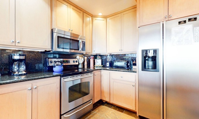 Mammoth Lakes Condo | Bridges Townhome 13 Mountain View Townhome just Steps to the Slopes with Private Garage and Washer Dryer by RedAwning