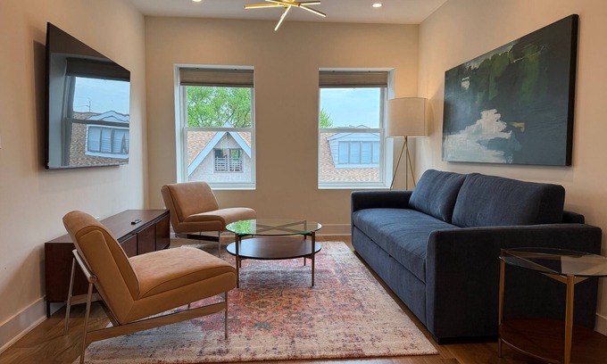 Hoboken Apartment | Bright 3BR Loft Hoboken Gem