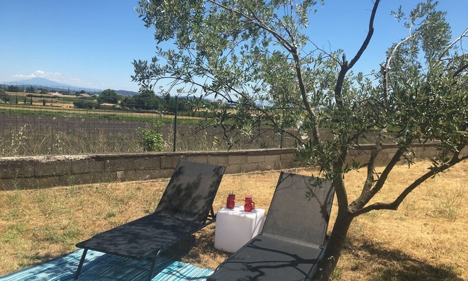Pont-Saint-Esprit Apartment | Bright and pleasant apartment in the middle of olive trees