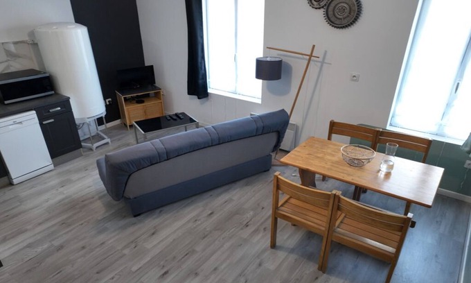 Valenciennes Apartment | Bright city apartment with 2 private indoor parking spaces