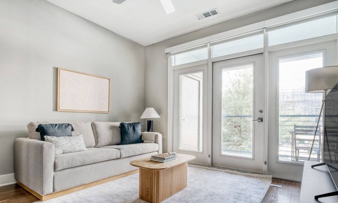 Mueller Apartment | Bright Mueller 1BR w/ Pool, W/D & Gym, nr park, by Blueground