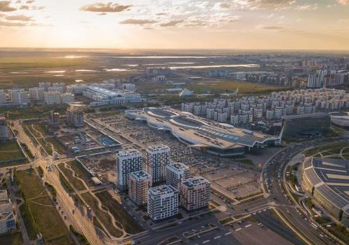 Nur-Sultan Hotel | Bugun апарт-гостиница с птичьего полета, EXPO