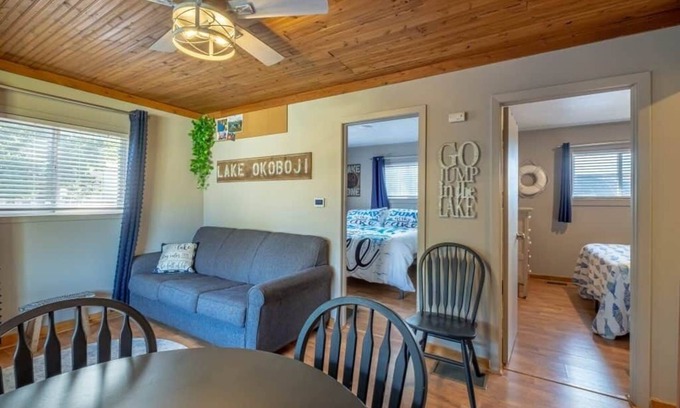 West Okoboji House | Bungalow 4: Go Jump in the Lake Bungalow