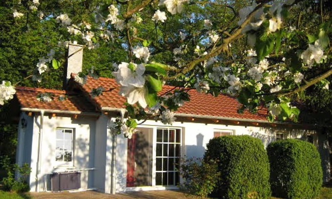Oberhavel House | Bungalow 'Am Haussee' with Lake View, Private Terrace and Wi-Fi