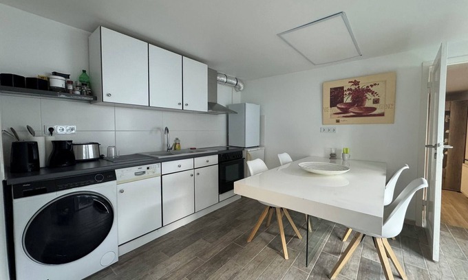 Ratekau Apartment | Bungalow/Apartment "KüstenNest" 60m² near the Baltic Sea. fully equipped kitchen