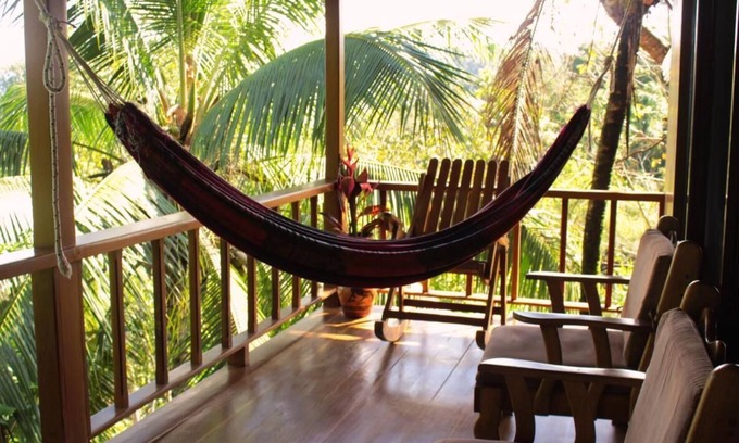 Drake Bay House | Bungalow Casa Bosque, with balcony and sea view
