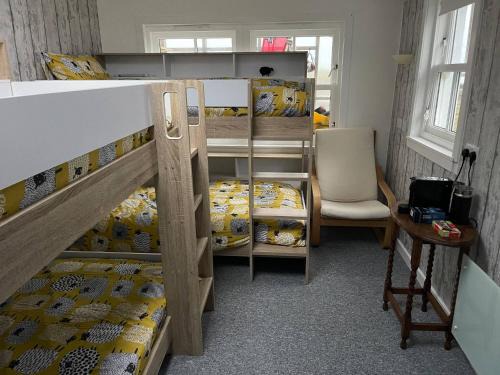 Baleshare House | Bunk bed room for 4 next to the sea
