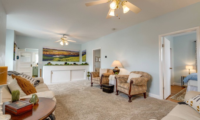 Burley House | Burley Home w/Playground - 1 Mi to Golf Course!