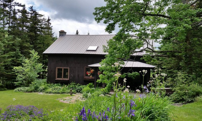 Stratton and Bromley Ski Areas House | By Manchester, VT-Circa 1840 Hand Hewn Barn on private pond close to skiing.