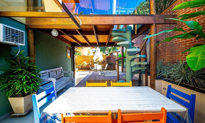 Humaita House | Bz21 House with Jacuzzi and barbecue