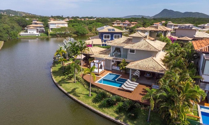 Praia Rasa House | Bz58 Linda casa c/Piscina privativa e vista lago