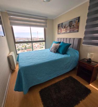Rancagua Apartment | Cómoda y central habitacion matrimonial baño privado y parcking