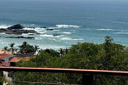 San Agustinillo House | Cabana Alegria - Ocean View Home - 2 Master Suites