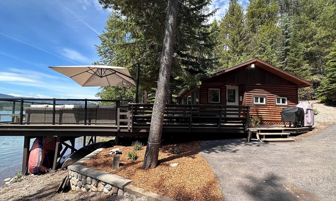 West Glacier Cabin | Cabin on Lake Five near West Glacier, Montana