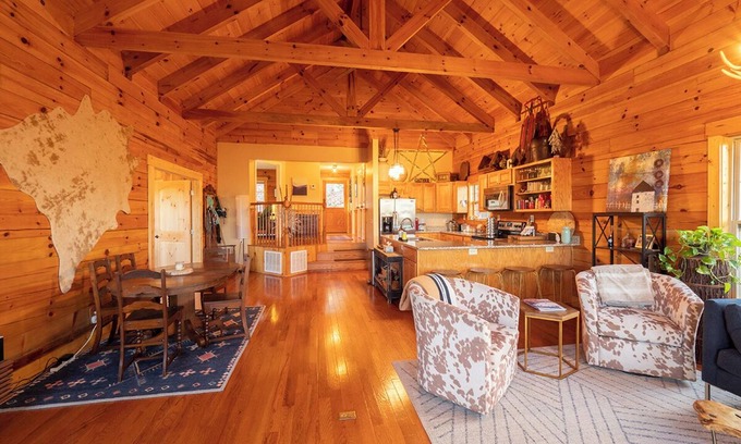 Hendersonville House | Cabin on the Rocks- Log Home | 2 Bed, 2 Bath