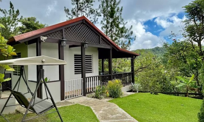 Cerro Cabin | Cabin among Pines: Pool w Heat, Fire Pit and Mini Golf, for couples and families