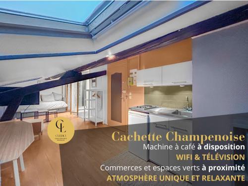 Chalons-en-Champagne Apartment | Cachette Champenoise - Downtown, Wifi , 2 pers