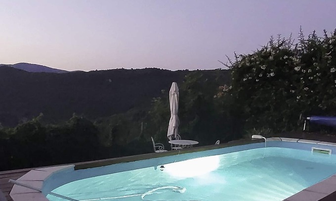 Corsavy Apartment | Calm, comfort, exceptional view of the mountains and the sea more than 40kms away.