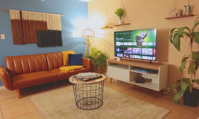 Arlington Park Apartment | Calm Japandi Retreat with Patio, Near Downtown