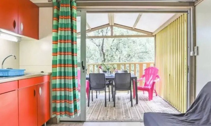 Pinarellu House | Campsite Acqua E Sole * - Classic 3-room mobile home for 5 people - on stilts Air-conditioned