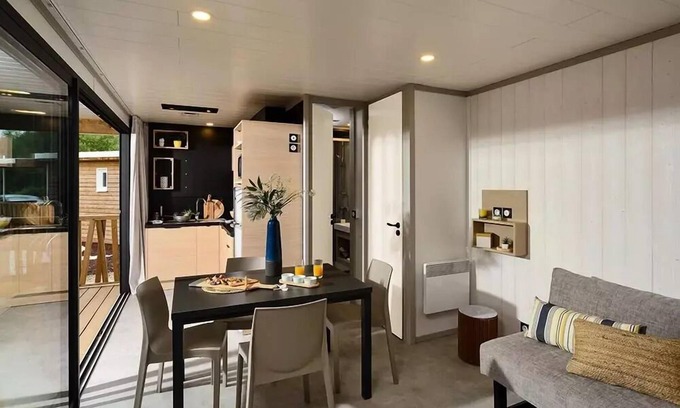 Navarrenx Ski Chalet | Camping Beau Rivage * - Premium chalet 38m2 - 3 bedrooms - 8 people