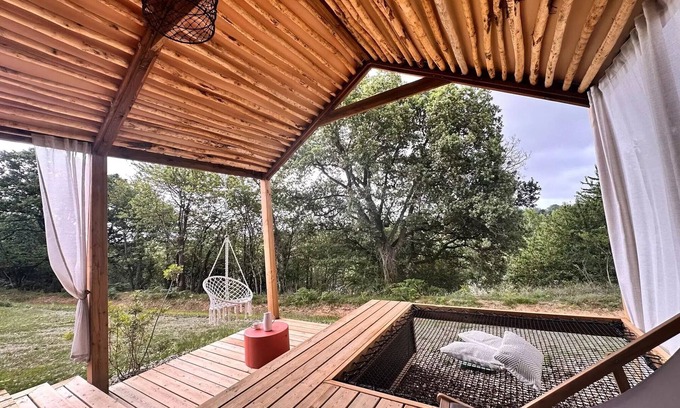 Vaire House | Camping Damona Lodges * - Lodge Suite - Bohème 2 rooms 2 people Air-conditioned