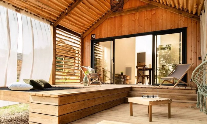 Vaire House | Camping Damona Lodges * - Lodge - Rustic 3 rooms 4/5 people Air-conditioned
