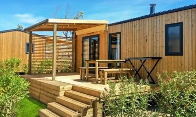 Vitrac House | Camping Domaine de Soleil Plage* - Premium 4-room mobile home for 6 people Air-conditioned + TV