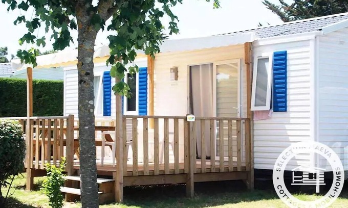Domino House | Camping L'Anse Des Pins * - Mobil Home Eco 4 Rooms 6/8 People