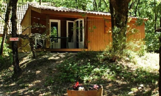 Saint-Cirq-Lapopie House | Camping La Truffière *** - Chalet 2 Rooms 2/4 People