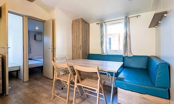 Saint-Yvi House | Camping Le Bois de Pleuven **** - Cozy Mobil Home 4 Rooms 6 People