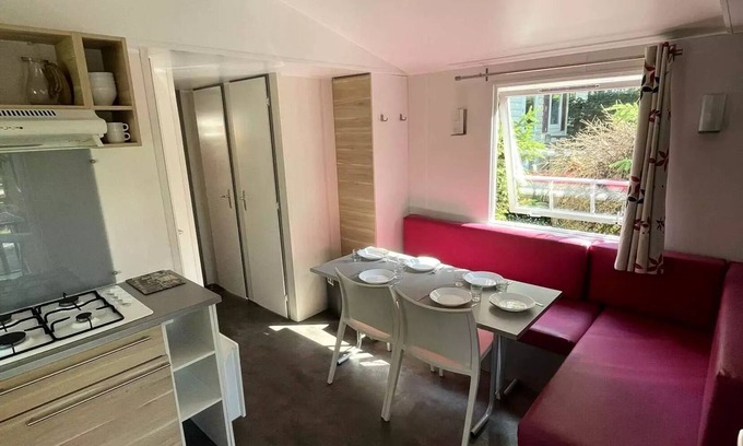 Ornans House | Camping Le Chanet* - Mobil Home Vauban 4 Rooms 6 People