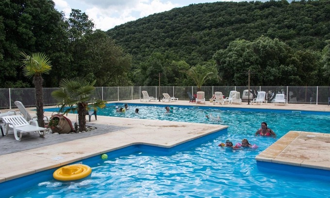 Saint-Maurice-d'Ibie House | Camping Le Sous Bois* - Mobil Home Premium Air Conditioned 3 rooms 4/6 people