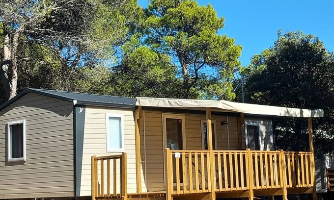 Fabrezan House | Camping Le Pinada * - Mobil Home NEW - 3 bedrooms - 34m2 6 people