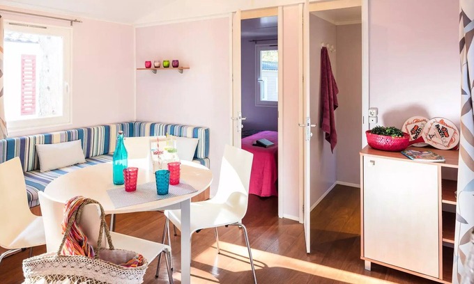 Regusse House | Camping Les Lacs du Verdon * - Comfort Mobile Home 3 Rooms 4/6 People Air Conditioned